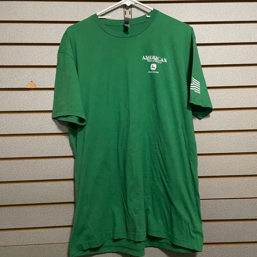 John Deere American Implement Green Eat Beef Drive Green XL T-Shirt